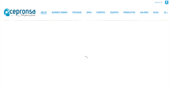 Desktop Screenshot of cepronsa.com